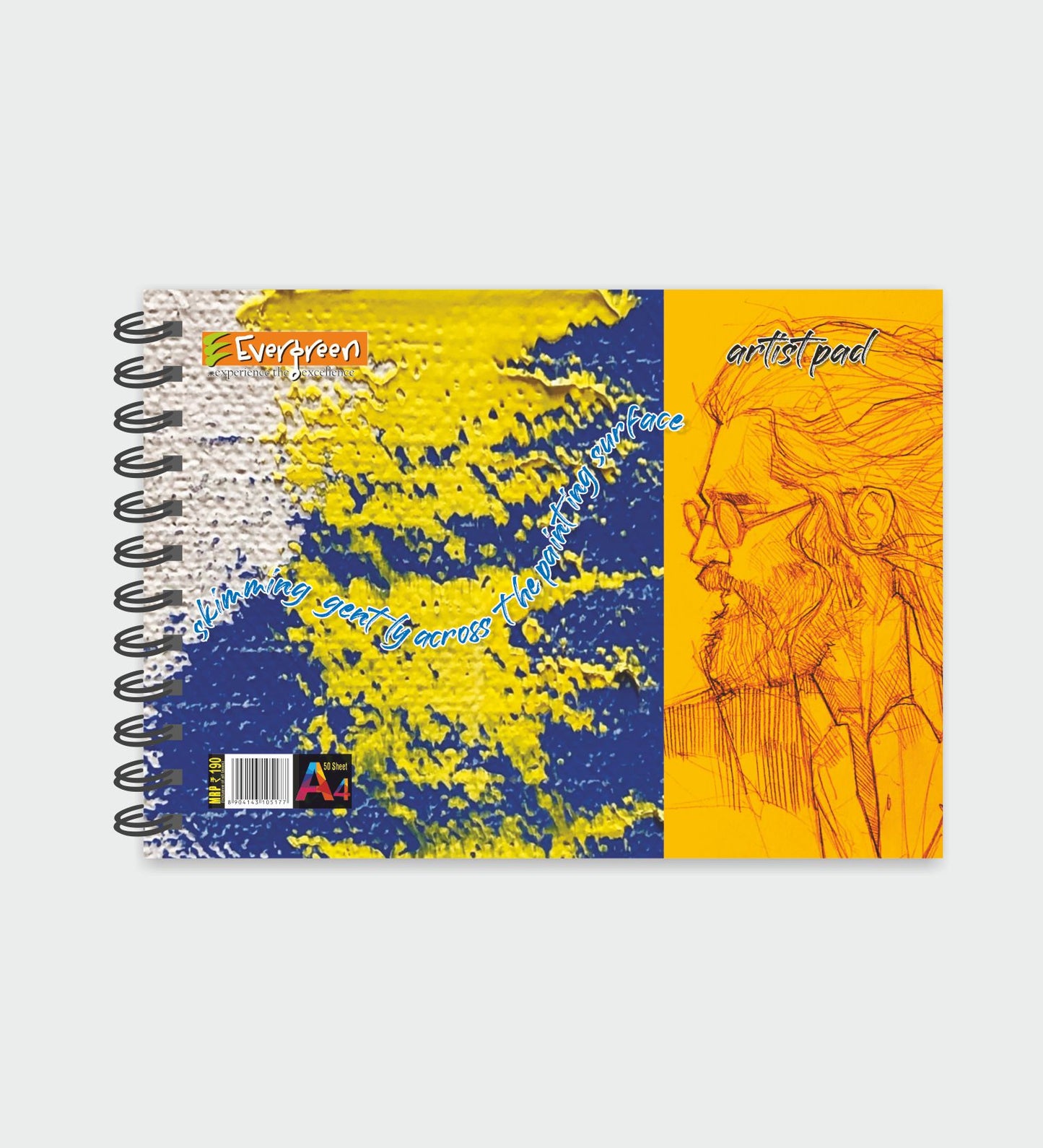 Candid Aartistic Wiro Pad (Drawing) - 100 Pages