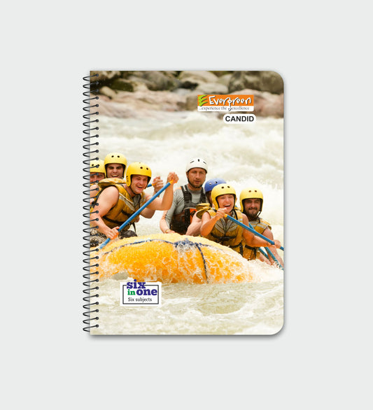 Candid A4 Partition 6-in-1 Notebook (Spiral) - 300 Pages
