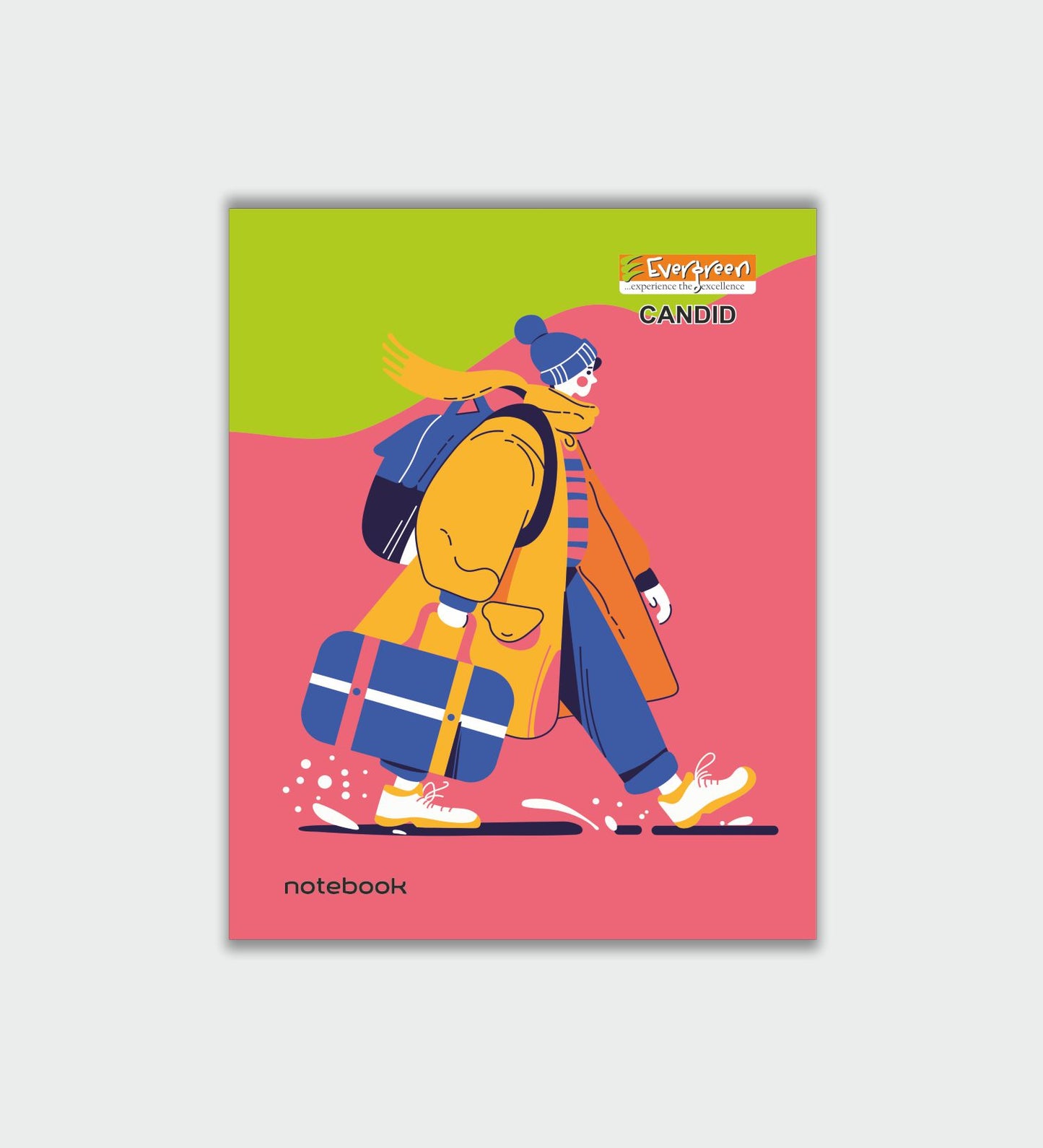 Candid Soft Cover 20x30 Notebook - 148 Pages