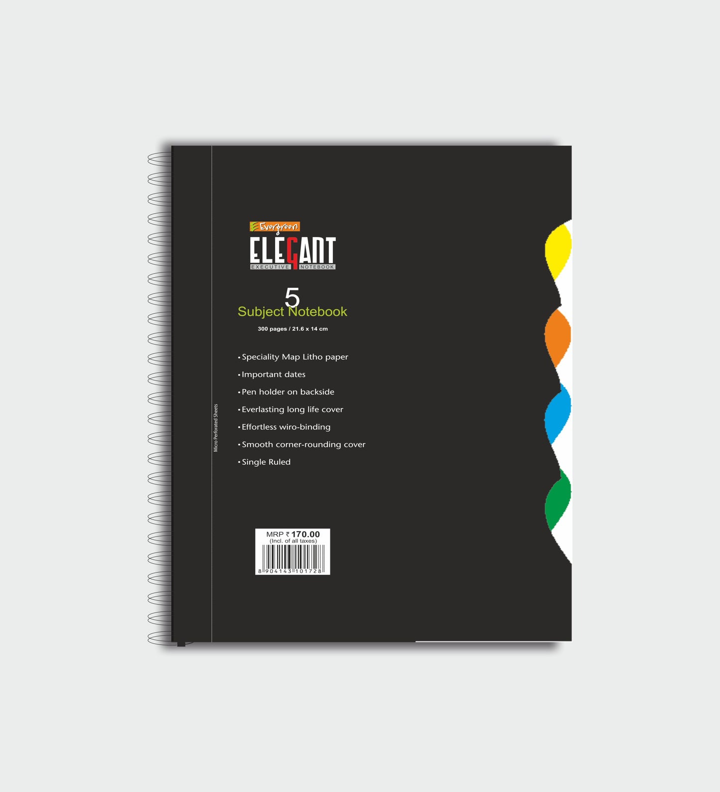 Candid Soft Cover B5 Wiro - Elegant B5 5 Part - 300 Pages