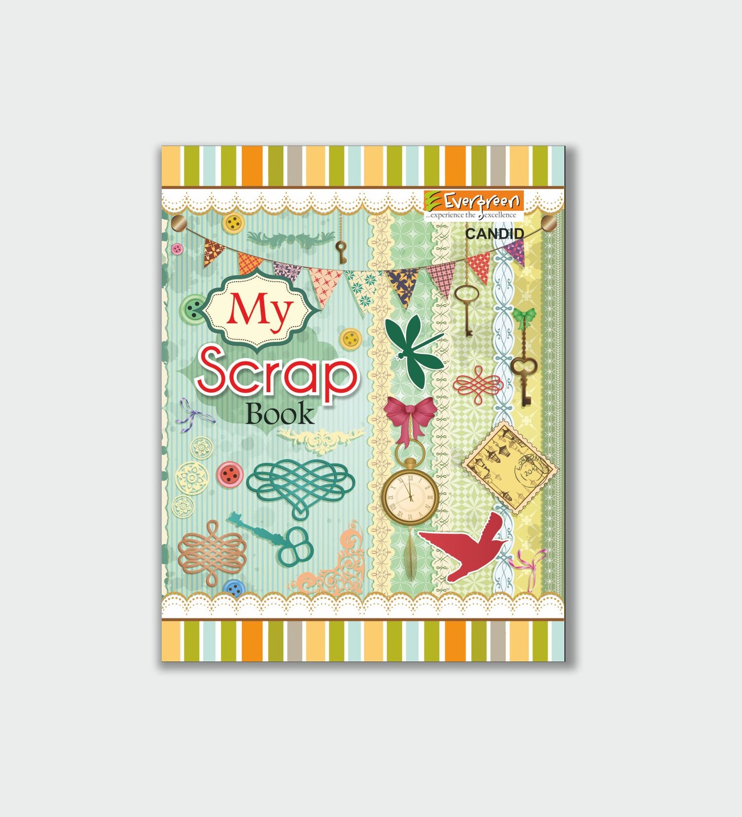 Candid A4 Soft Cover Scrap Book - Colored - 40 Pages