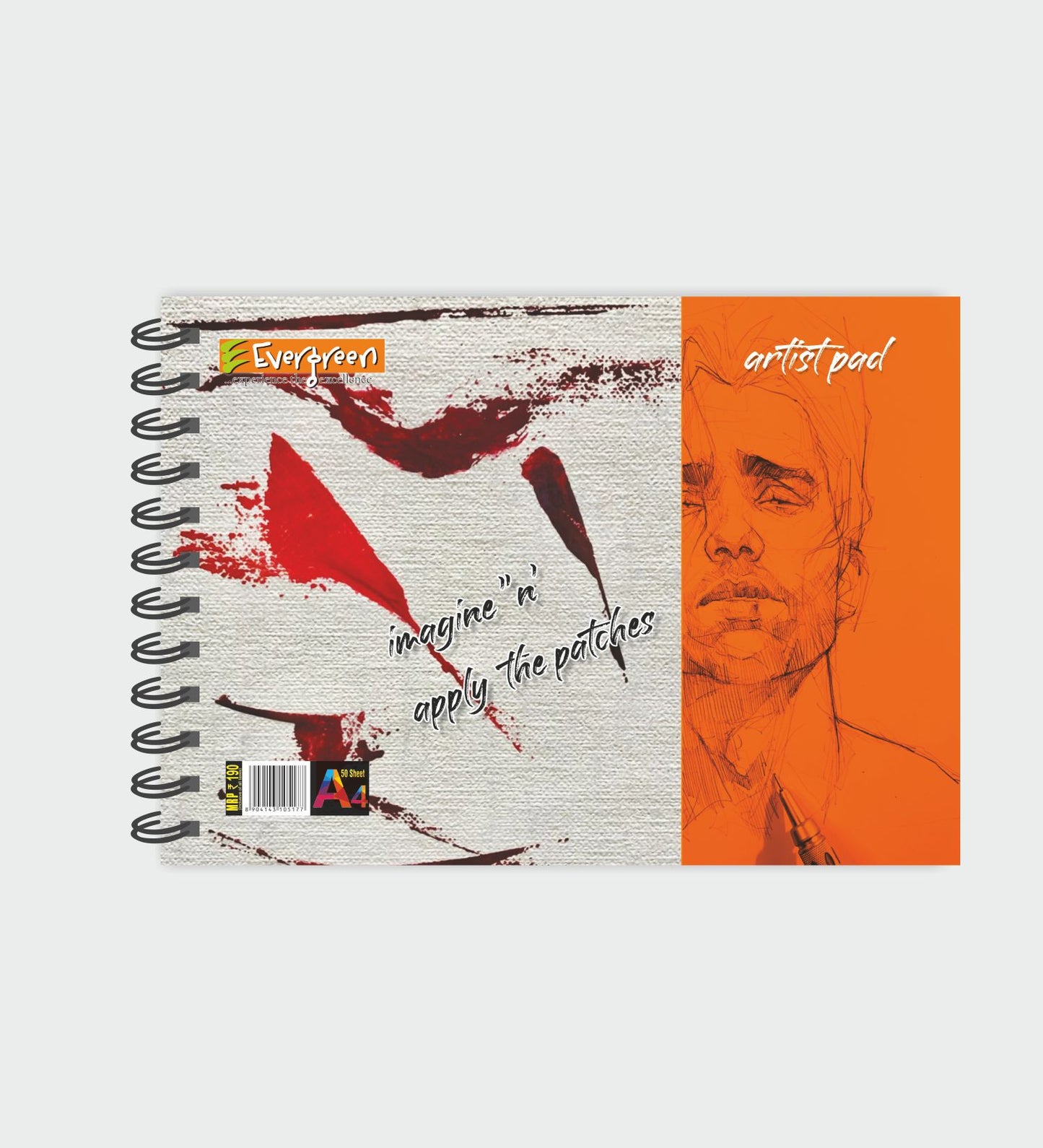 Candid Aartistic Wiro Pad (Drawing) - 100 Pages