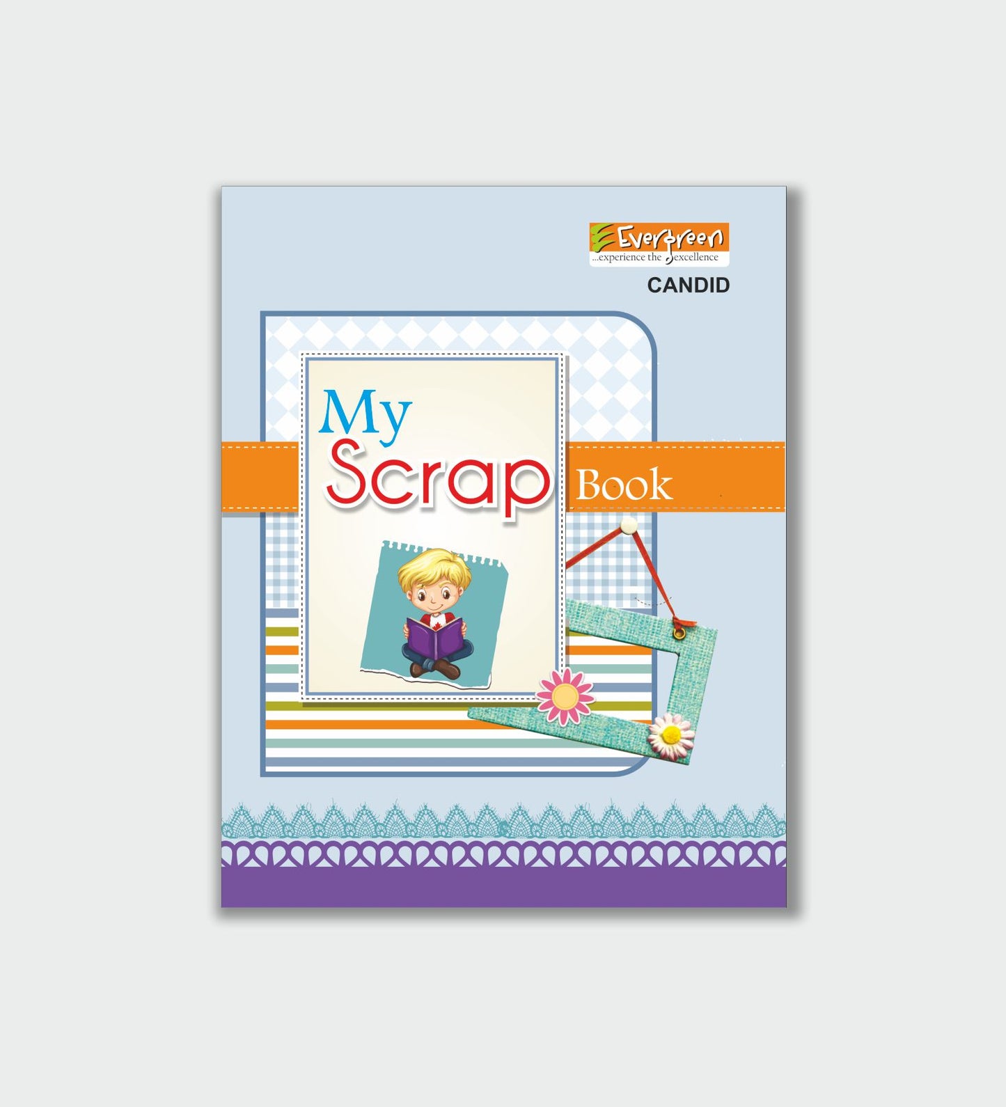 Candid A4 Soft Cover Scrap Book - Plain - 24 Pages