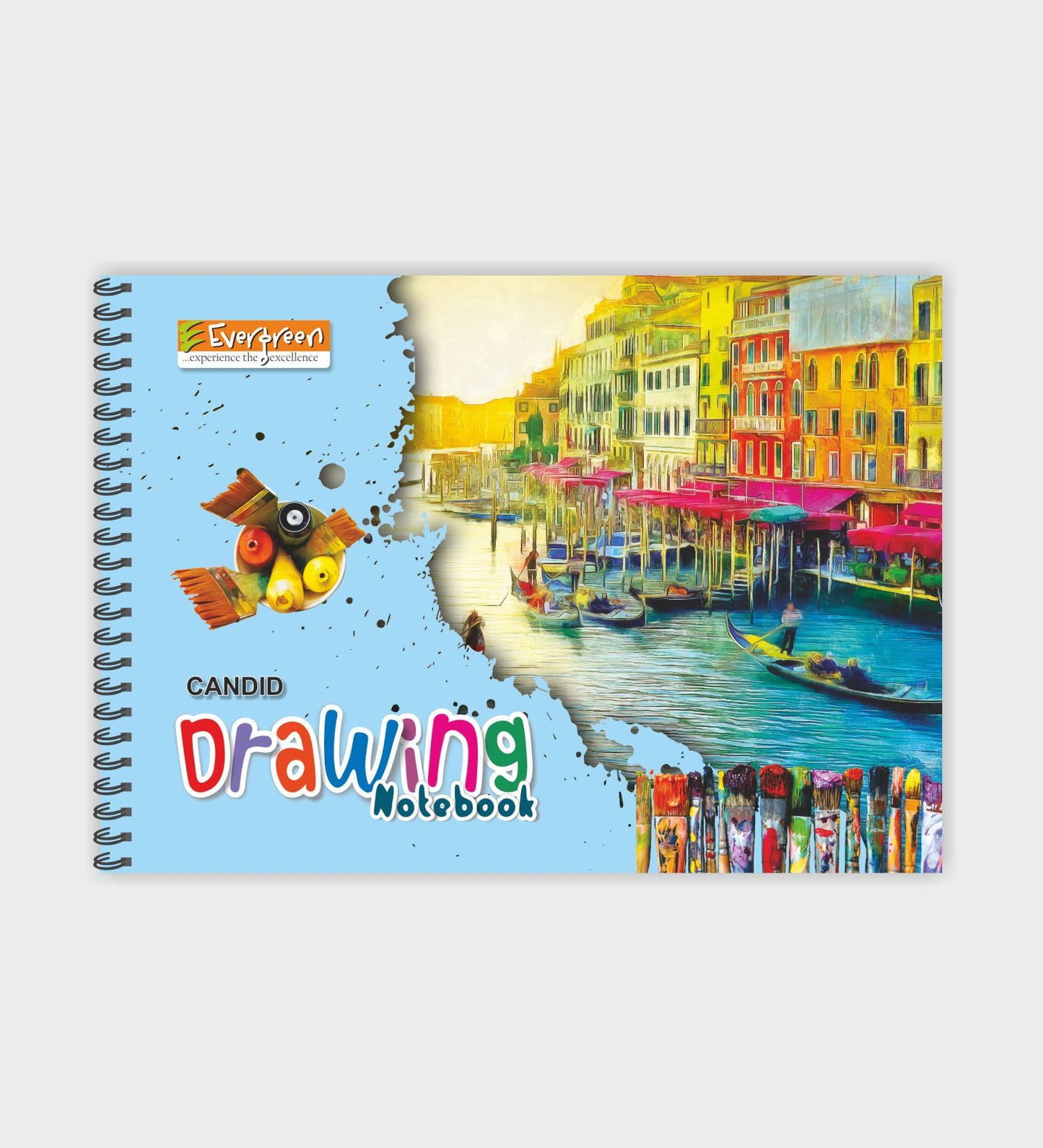 Candid  Spiral Drawing Notebook (A3) - 36 Pages