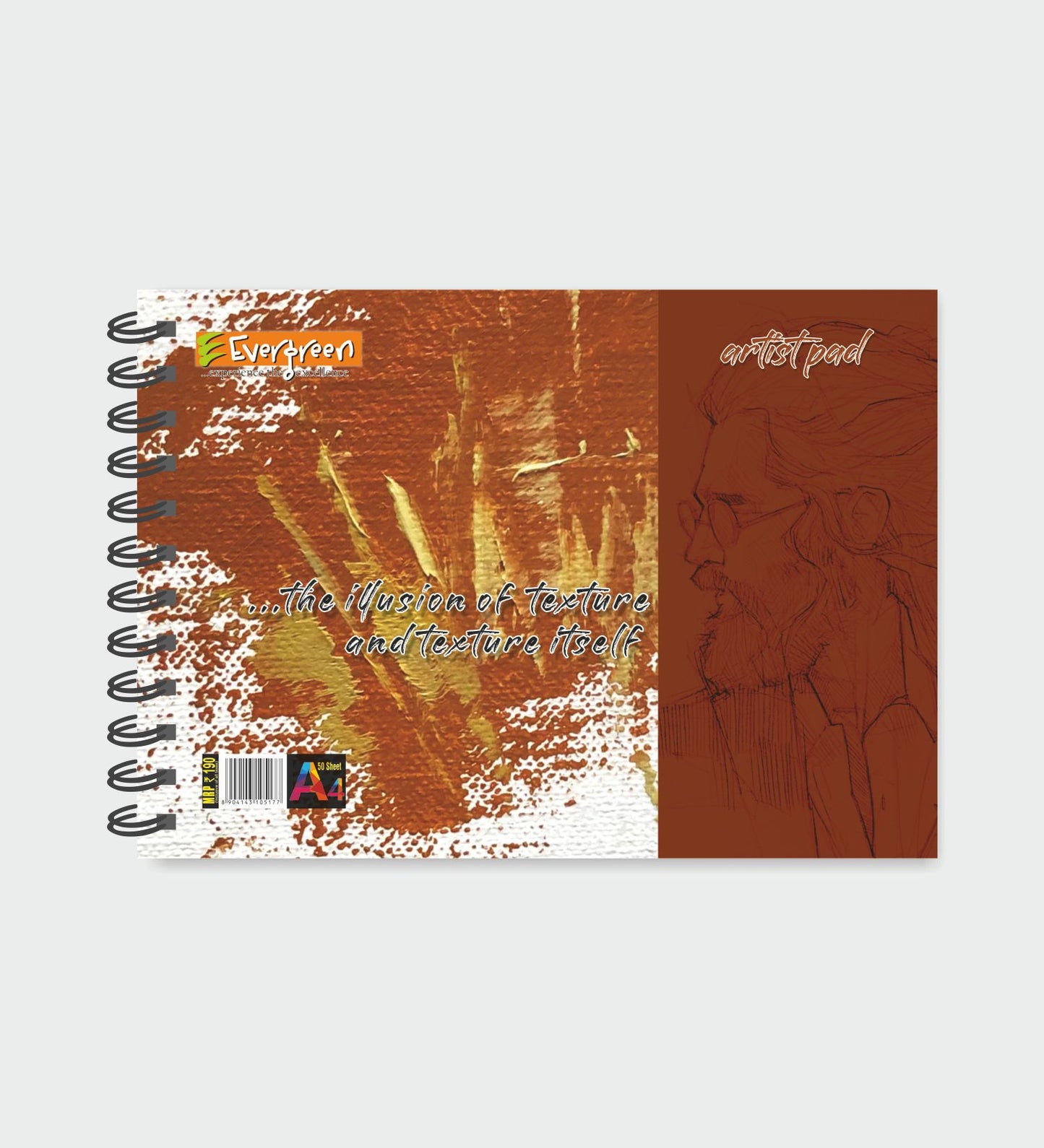 Candid Aartistic Wiro Pad (Drawing) - 100 Pages