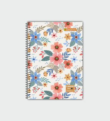 Candid A4 + 6 Subject Spiral Notebook - 400 Pages