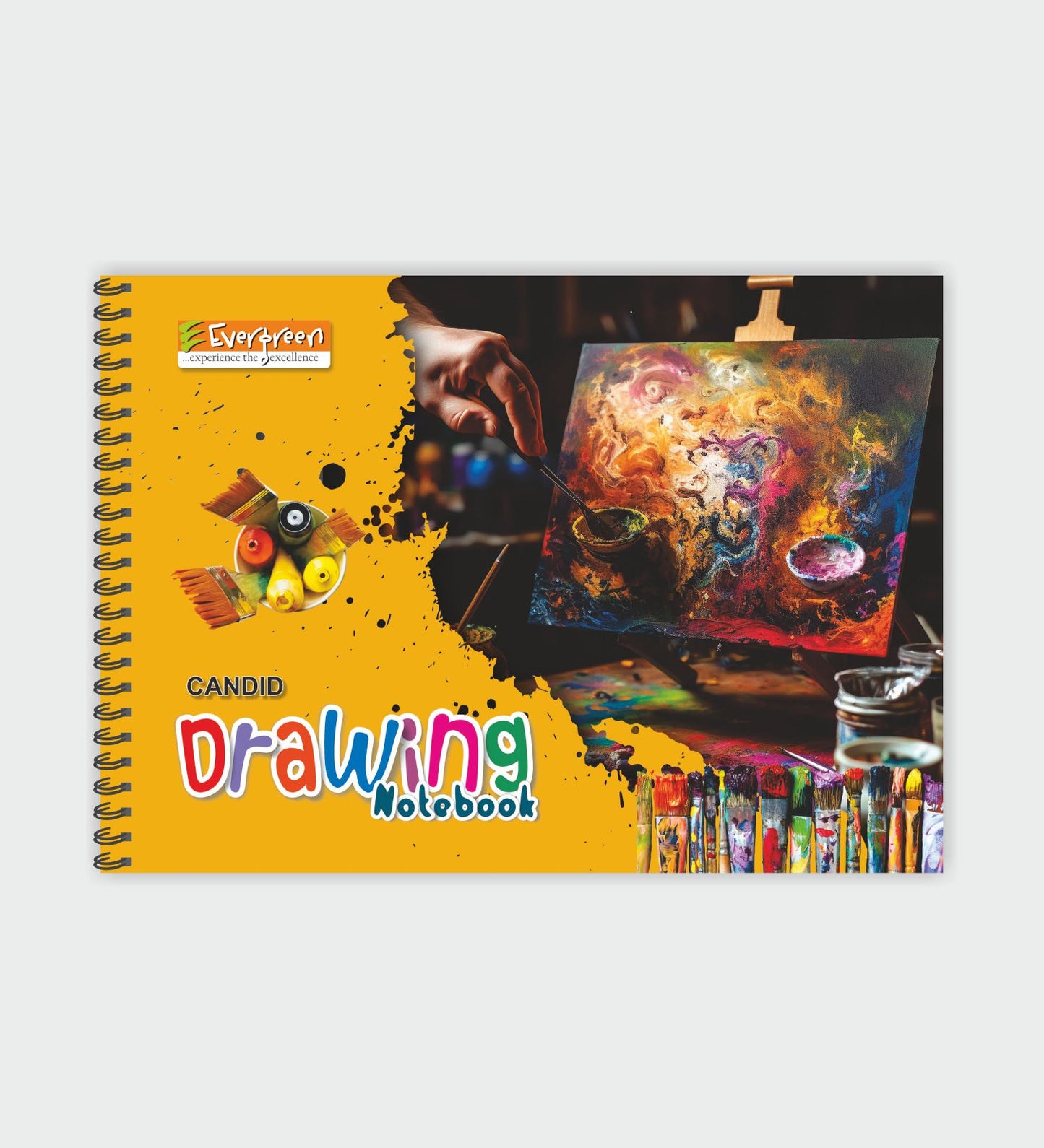 Candid  Spiral Drawing Notebook (A3) - 36 Pages