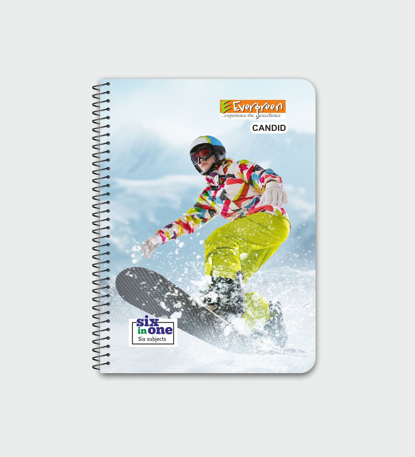 Candid A4 Partition 6-in-1 Notebook (Spiral) - 500 Pages