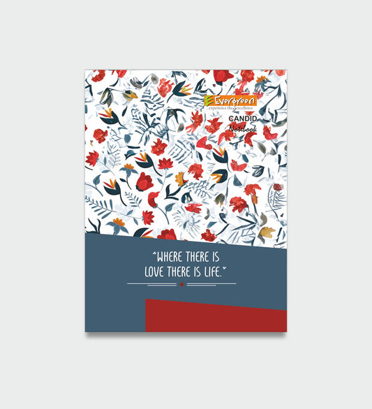 Candid Mini Jumbo Hard Cover Notebook -272 Pages