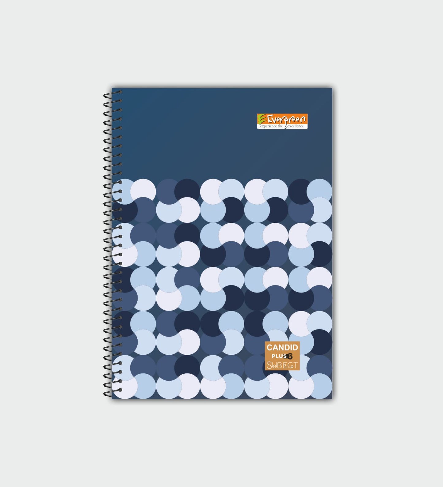 Candid A4 + 6 Subject Spiral Notebook - 400 Pages