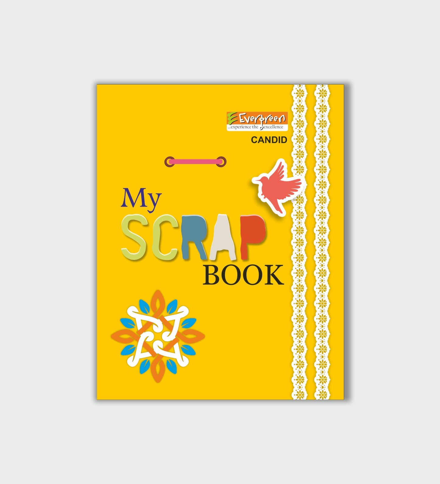 Candid A4 Soft Cover Scrap Book - Interleaf - 40 Pages