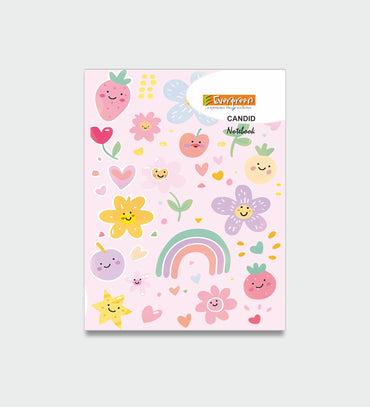 Candid Mini Jumbo Hard Cover Notebook -272 Pages