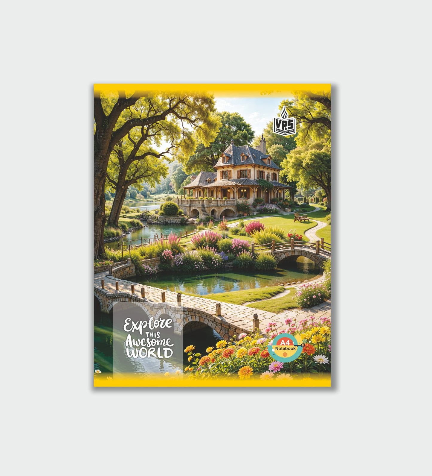 VPS A4 Soft Cover Notebook - 280 Pages