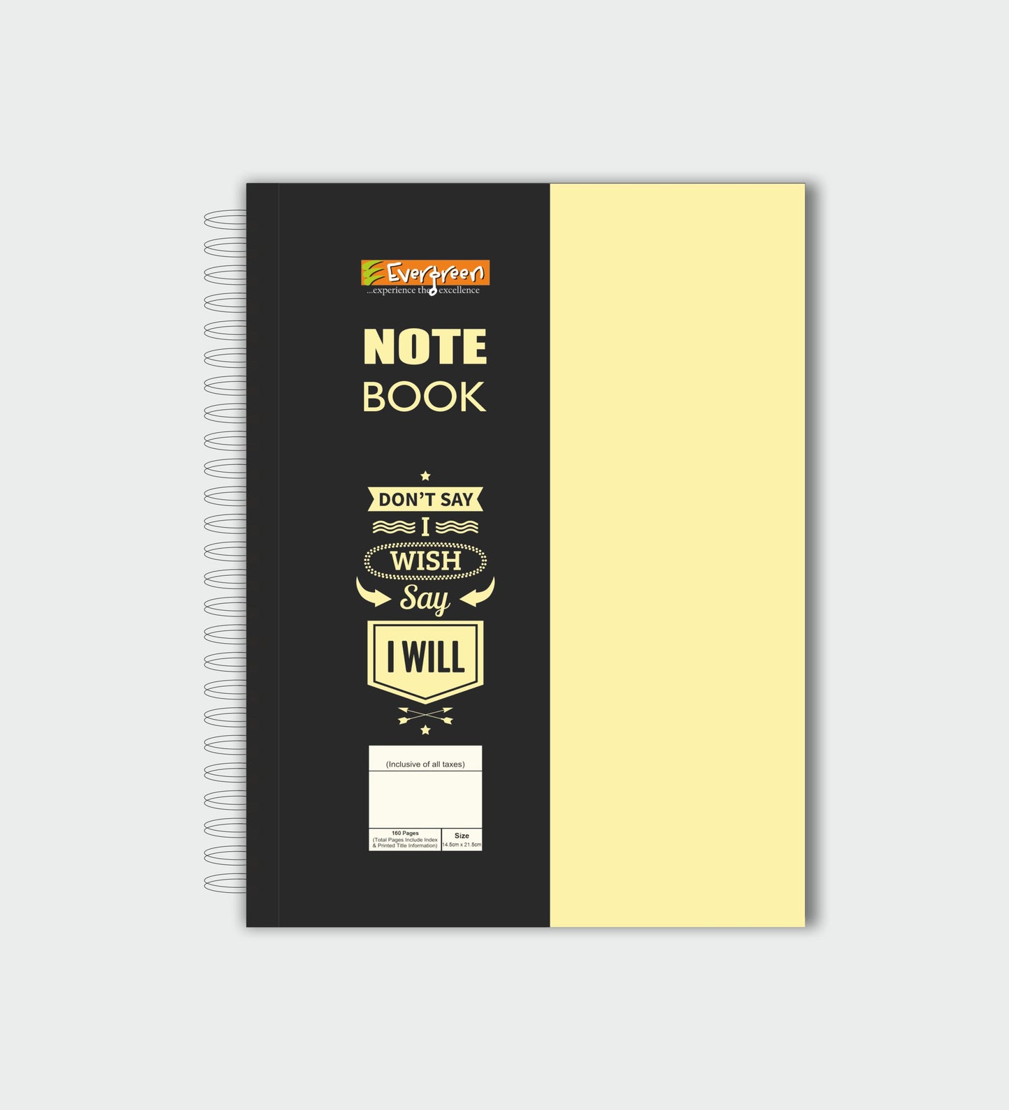 Candid B5 Wiro Notebook - 5 Subject 5 Colour - 300 Pages
