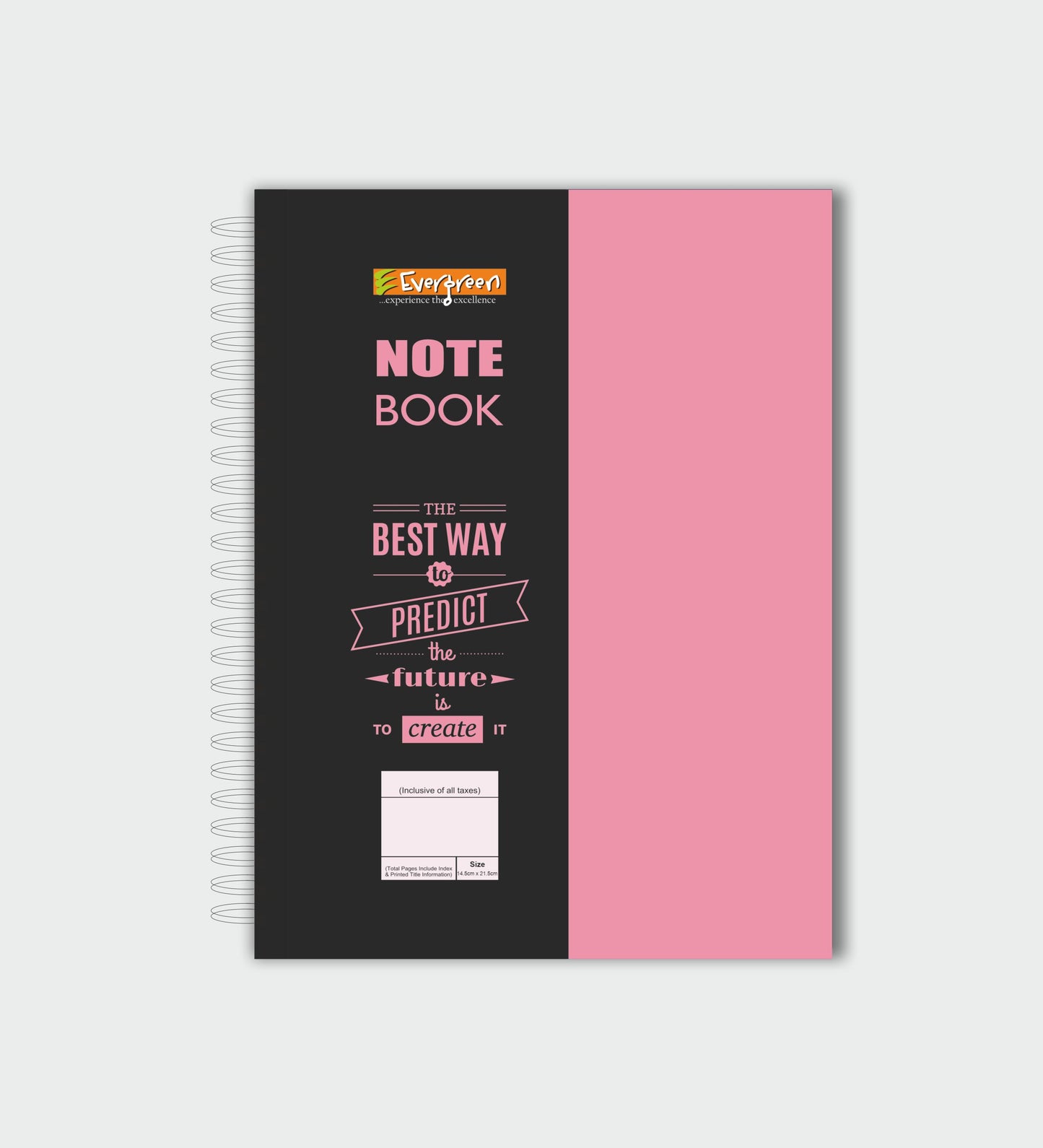 Candid A5 Wiro Notebook - 1 Subject 5 Colour - 160 Pages