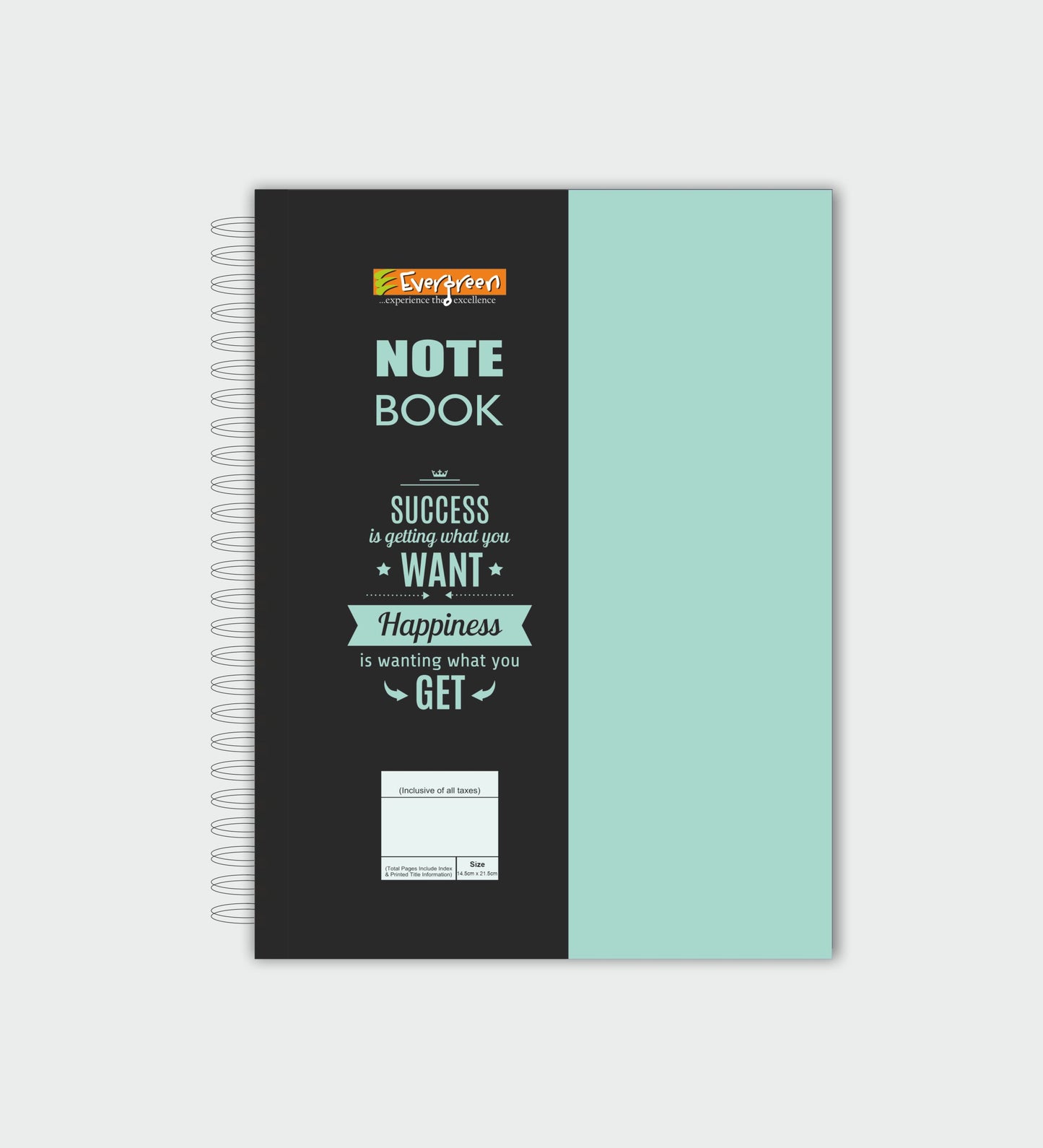 Candid A5 Wiro Notebook - 1 Subject 5 Colour - 160 Pages