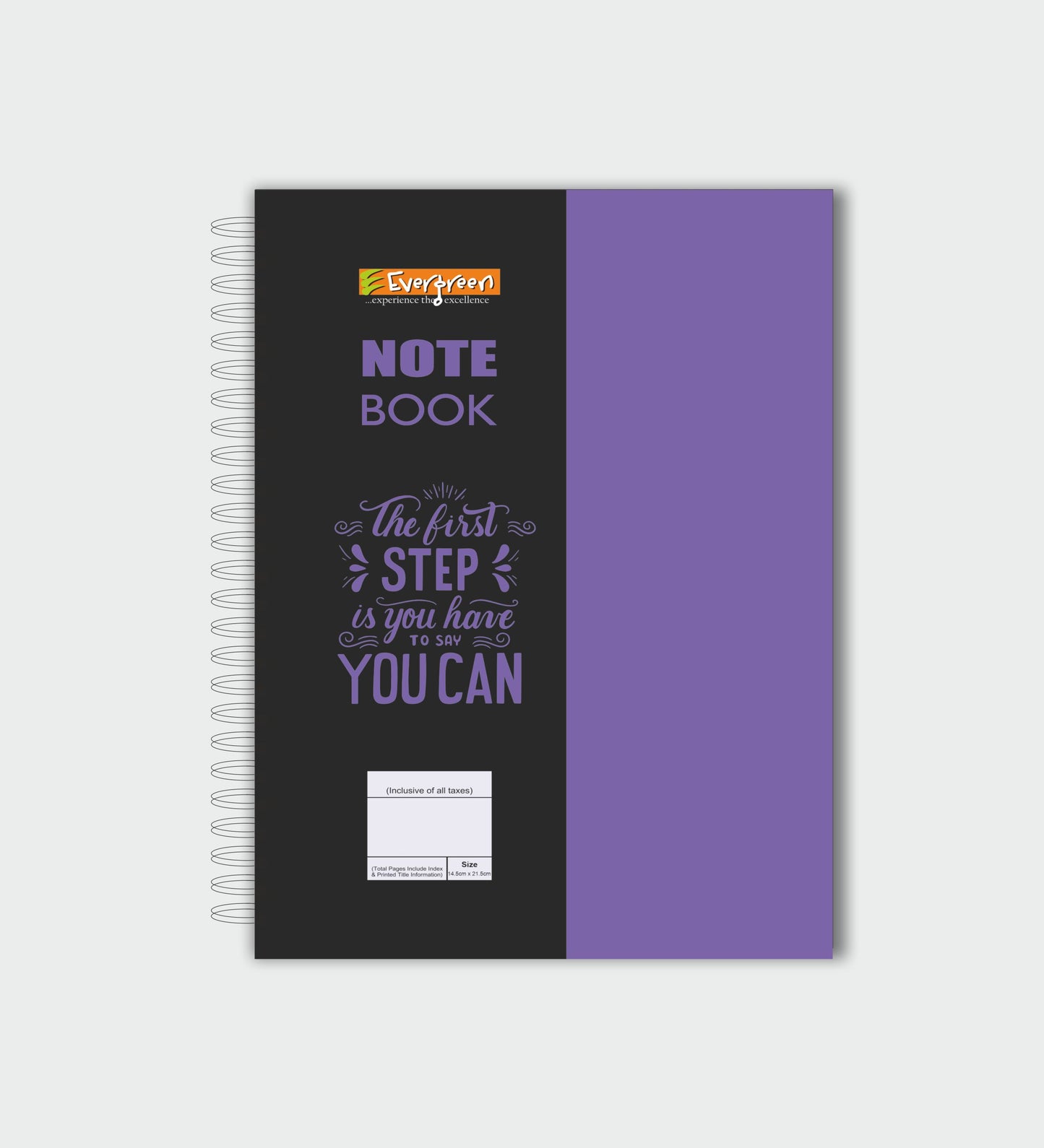 Candid A5 Wiro Notebook - 1 Subject 5 Colour - 160 Pages